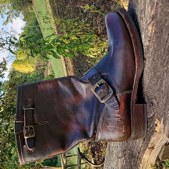 Frye women's leather boots size 8 - Picture 3 of 6